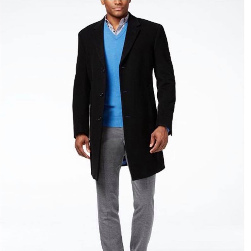 Men’s Wool/Cashmere Blend Topcoat